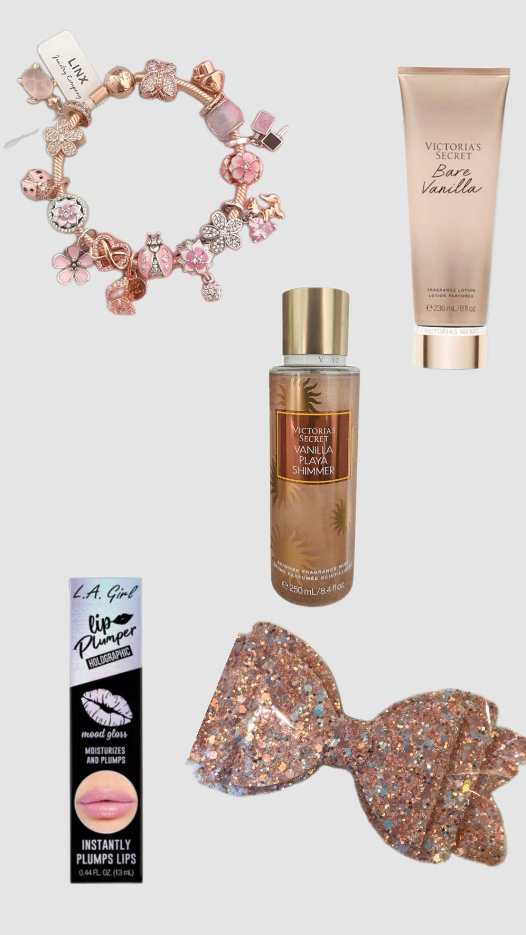 Glamorous Beauty Gift Set - Rose Gold & Vanilla Collection