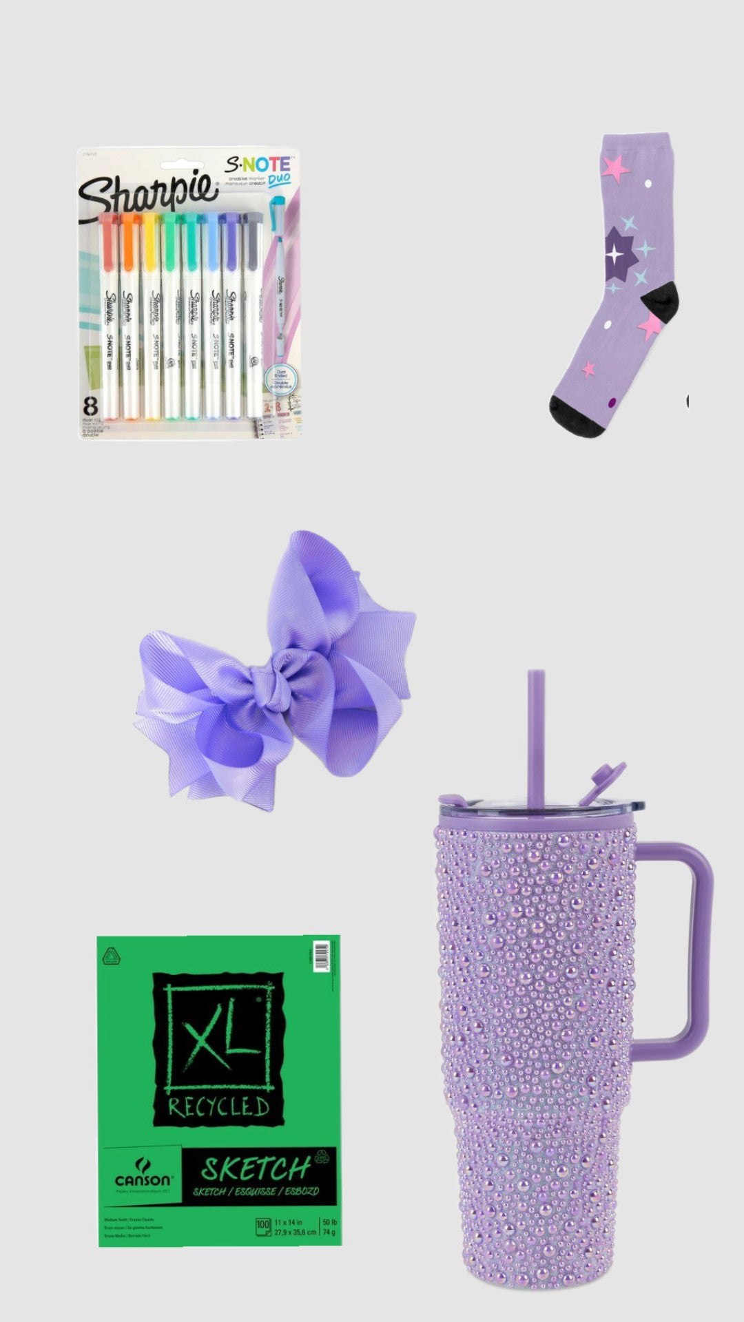 Purple Creative Gift Set - Artist & Sketch Bundle